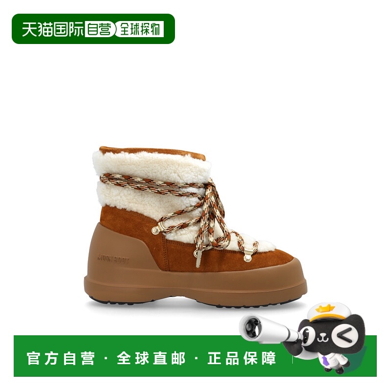 1h可退 香港直邮MOON BOOT 女士雪地靴 80D24800200MA03 棕色 Sno