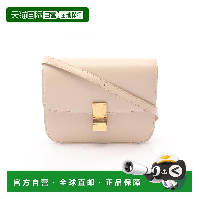 日本直邮中古二奢Celine赛琳女包A级95新Shoulder bag肩包牛皮单图片
