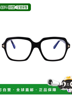 香港直邮TOM FORD 女士眼镜 FT5908B001 SS2025 黑色 FT5908-B