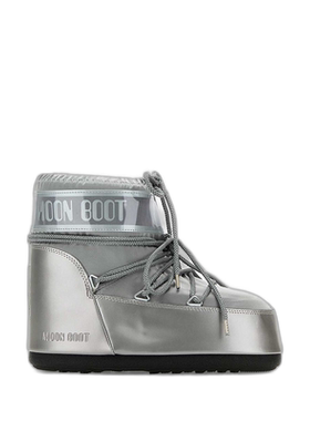 香港直邮MOON BOOT 女士靴子 1409350H001 CO 橙色 系带短筒靴
