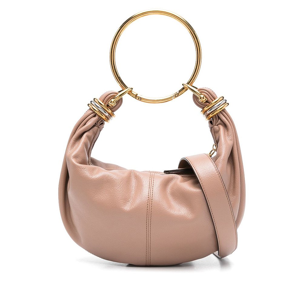 CHLOÉ 女士单肩包 CHC24AS611N72527 SS2025 卡其色