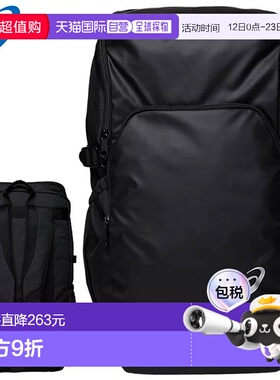 日本直邮ASICS 男士和女士背包 40L 帆布背包 鞋储物空间 黑色背