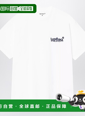 1h可退 香港直邮潮奢 CARHARTT WIP 男士 S/S Wiptopia Script 白