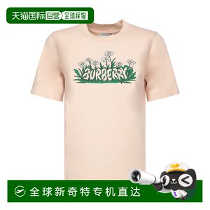1h可退香港直邮BURBERRY女士T恤 8102402C1789BEIGE SS2025米