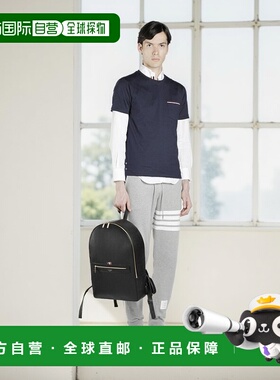 香港直邮Thom Browne 海军蓝条纹T恤 MJS010A01454短袖