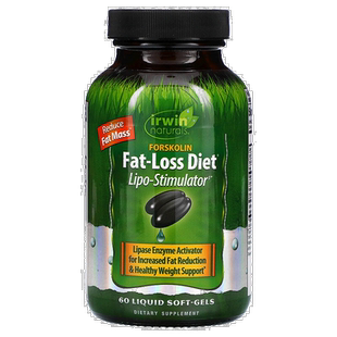 香港直发Irwin Naturals含毛喉素促进轻体减少体脂营养均衡60粒