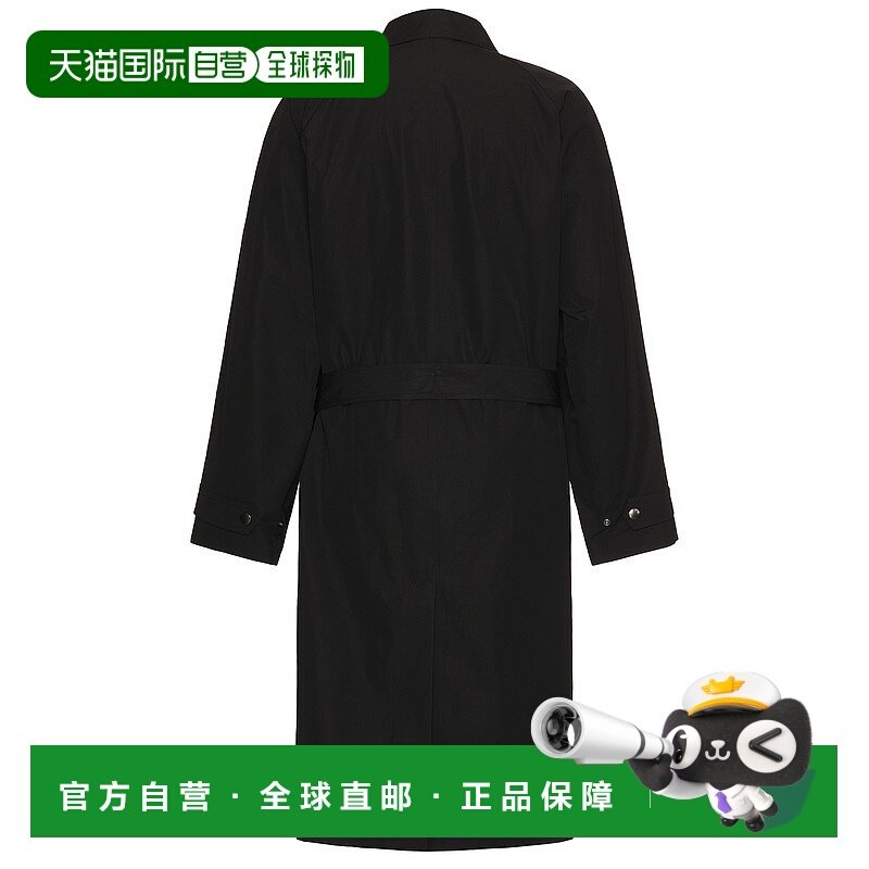 香港直邮The Row 男士 Eugene 大衣 865W3248 black黑色 舒适时尚
