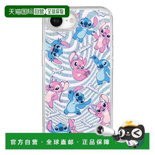 日本直邮Disney 史迪奇与天使相机框iPhone17e 16e适用手机壳 DNG