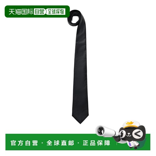1h可退 香港直邮OUR LEGACY 男士领带 A4248TBR CO 黑色 尖头领带