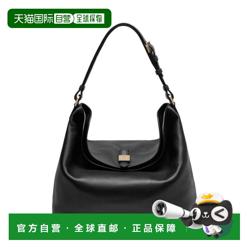 自营 mulberryTessie Hobo-黑色 美国奥莱直发手提包单肩包