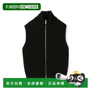 日本直邮GALERIE VIE 精细羊毛拉链背心 GA6570EM006880半高领