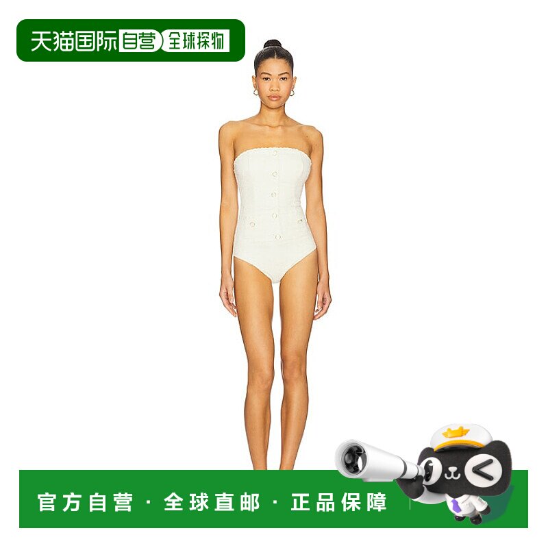 1h可退 香港直邮Simkhai 女士 Natalie 抹胸连身泳衣 3259071SW