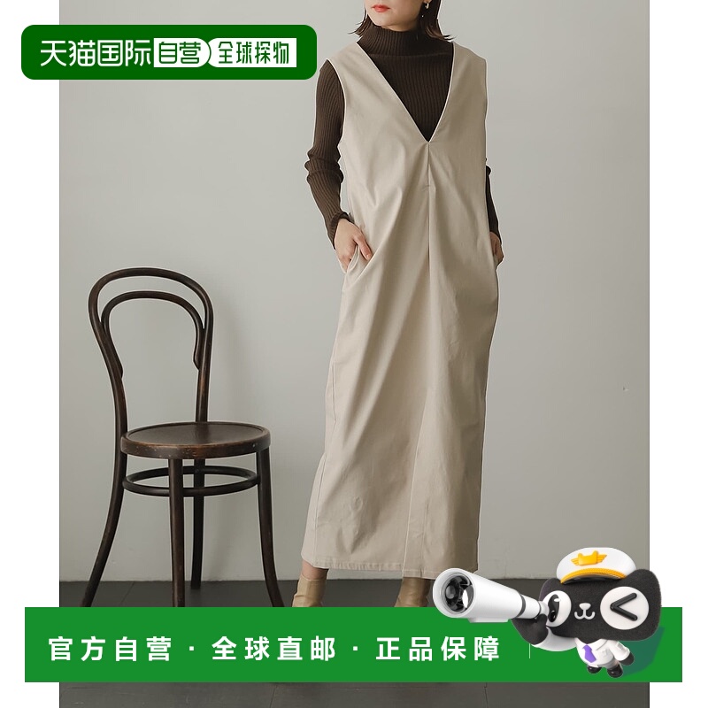 1h可退 日本直邮SENSE OF PLACE 女装 2WAY弹力罩裙 双口袋 步行