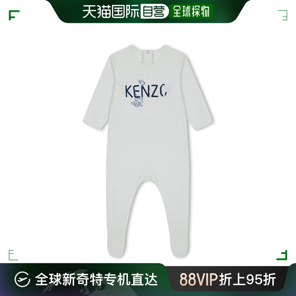 香港直邮潮奢 Kenzo 高田贤三 婴儿Kenzo Bb34 徽标连体衣童装