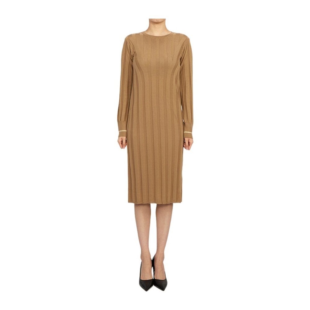 MAX MARA 女士半身裙 6326033906002 AW2023 棕色 长袖针织连衣裙