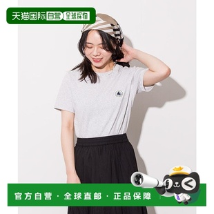 徽章设计T恤 1h可退 女士限定款 BATEAU 112132100 日本直邮PETIT