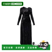 女士连衣裙 A103016911129099 SS2026 香港直邮GANNI 黑色 Velvet