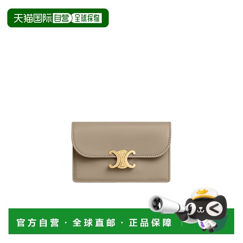 香港直邮CELINE 女士钱包 10P073DPV18GT AW2025 花色 TRIOMPHE长