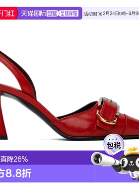 1h可退 香港直邮Givenchy 纪梵希 女士 红色 Voyou Slingback 高