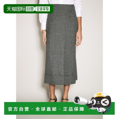 1h可退 香港直邮Prada 普拉达 女士 羊毛长半身裙 P117Y15K8F0002