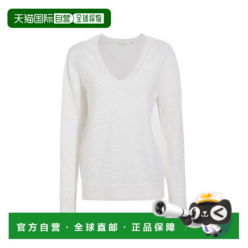 1h可退 【美国直邮】vince 女士 毛衣开衫女装羊毛长袖羊绒套头