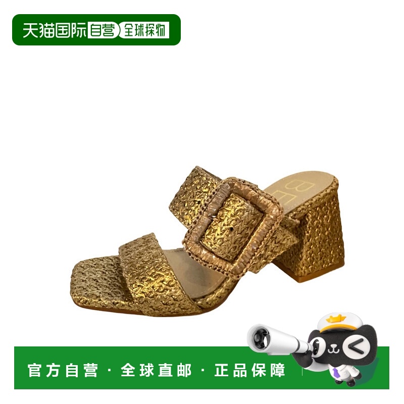 自营matisseWomen's Lucy Block Heel Sandal In Gold - gold 美