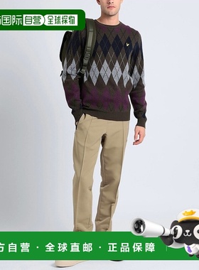 1h可退 香港直邮潮奢 Lyle & Scott 男士 毛衣 green绿色 舒适时