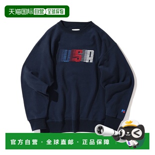 1h可退 日本直邮Russell Athletic 男士 USA刺绣圆领卫衣 9213043