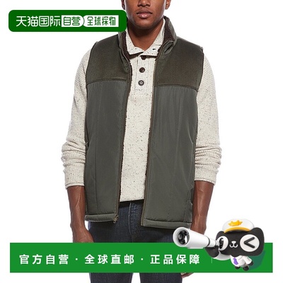 自营WEATHERPROOF VINTAGE Sherpa Lined Mixed Media Puffer Ves