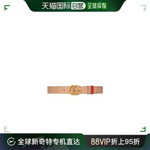 Gucci 香港直邮潮奢 女士双面宽腰带 99新未使用 古驰