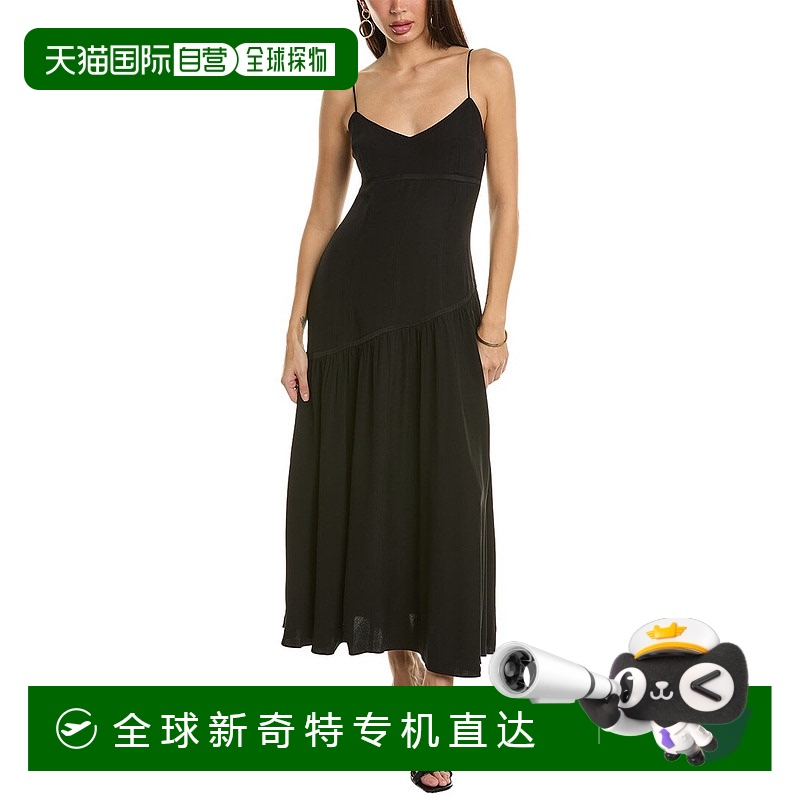 自营 Ulla Johnson Alegria 连衣裙 - 黑色 美国奥莱直发