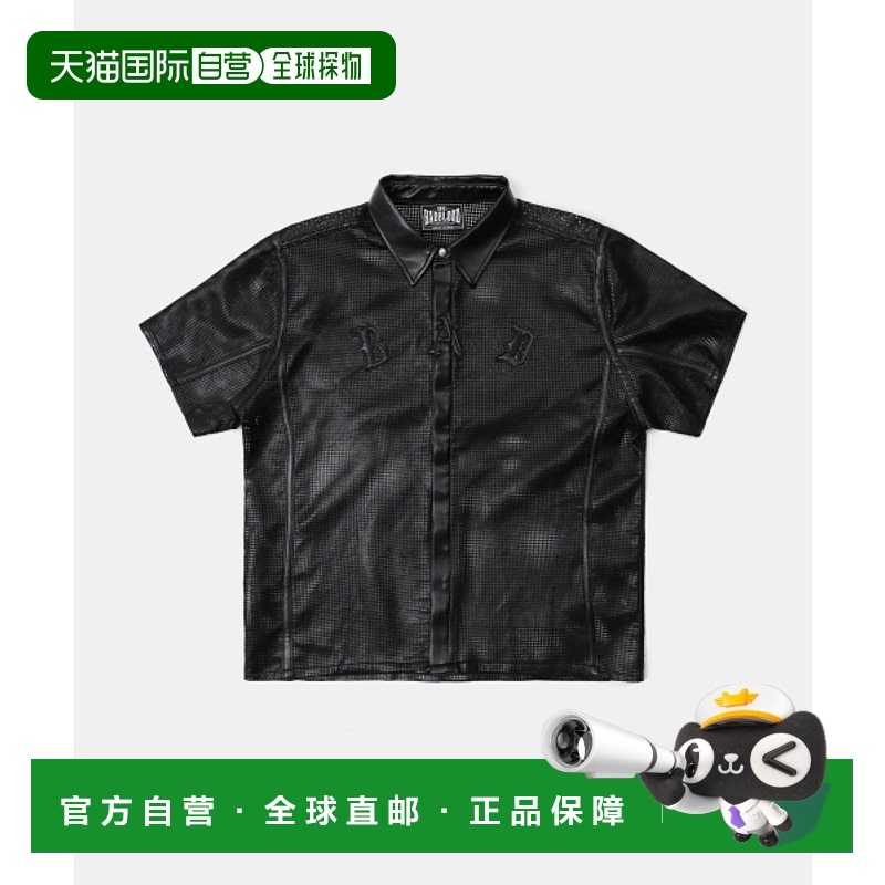 韩国直邮BADBLOOD 公用男衬衫w-sht25-005 Perforated leather sh