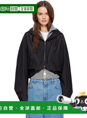 1h可退 香港直邮Sportmax 斯宝麦斯 女士 黑色 Kibbutz 夹克 2522