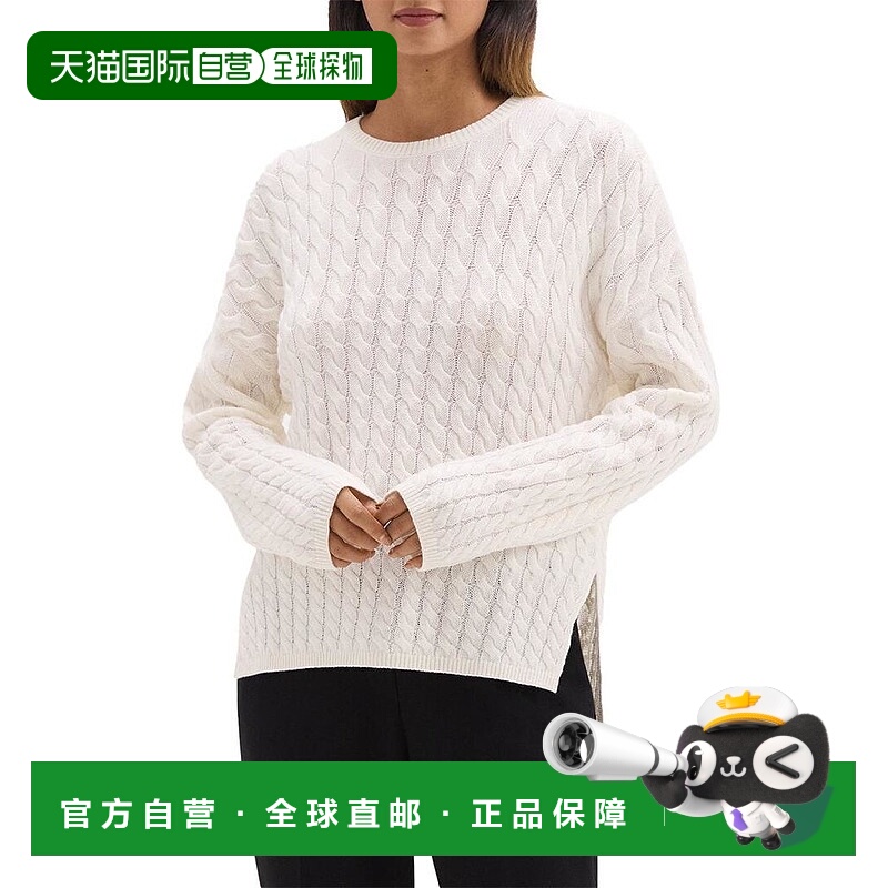 1h可退 【美国直邮】theory 女士 毛衣针织羊绒羊毛麻花