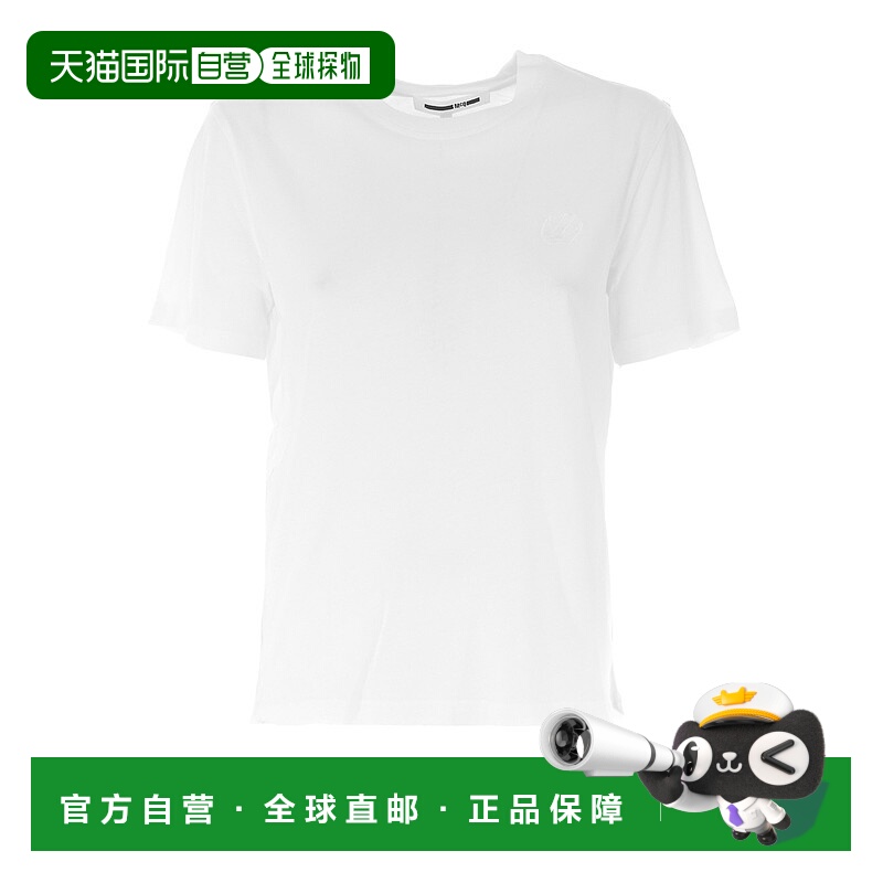 1h可退 香港直邮MCQ 女士T恤 473705RMT749000 白色 Front logo w