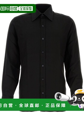 1h可退 香港直邮TOM FORD 男士衬衫 HSBC01SPS66NAA AW2025 黑色