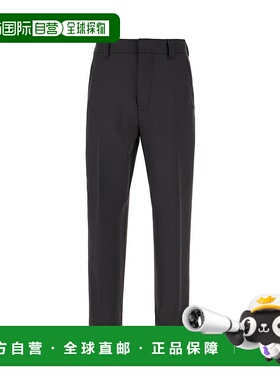 香港直邮Zegna 杰尼亚 男士 木炭色羊毛长裤 R887014A8738DH2