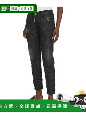 香港直邮DSQUARED2 女士牛仔裤 S75LB0696S30357900紧身裤