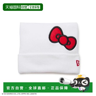 日本直邮NEW ERA 方形针织 HELLO KITTY 丝带帽子 [14348584]