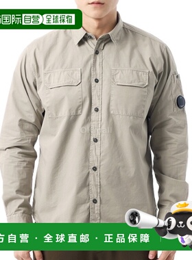 韩国直邮CP COMPANY 有机华达呢镜片衬衫 (18CMSH140A 110143G 32