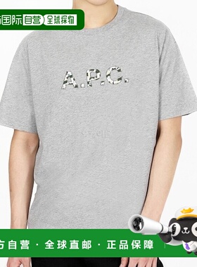 韩国直邮A.P.C 柳树 T恤 COFDW H26345 TPG 短袖 圆领 纯棉