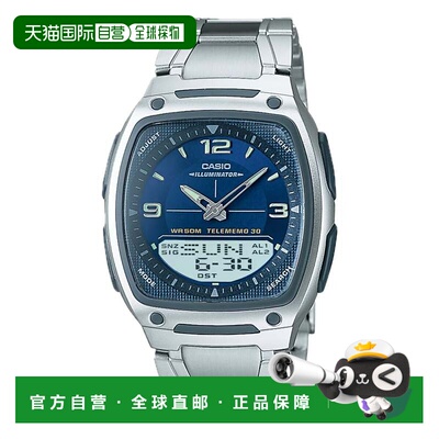 自营Casio Men's Analog-Digital Sport Watch with Blue Dial -