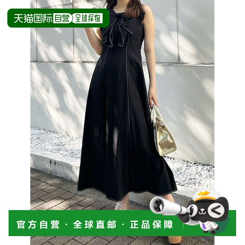 日本直邮MERCURYDUO 女士大蝴蝶结吊带连衣裙  002440301101