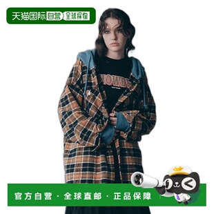 CA23CSH006BR 女士女衬衫 HOODIE LAYER 韩国直邮ASIF CHECK CALIE