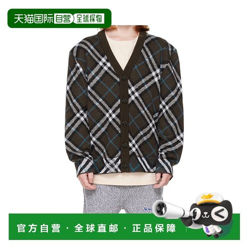 香港直邮Burberry 格纹开衫 81042961