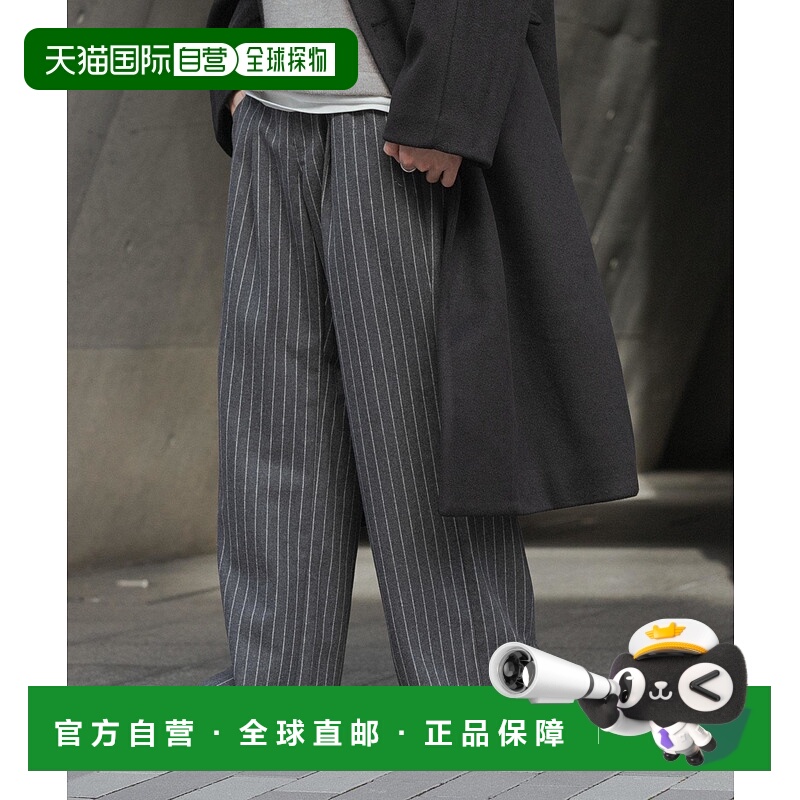 1h可退 日本直邮SENSE OF PLACE 男装 直筒长裤 半拉链深口袋设计