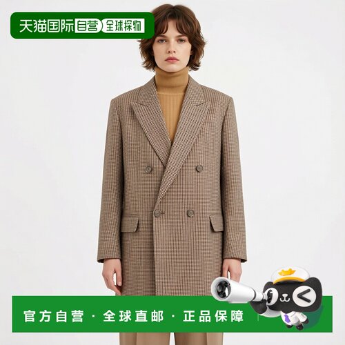 香港直邮Ami Paris 女士 长袖羊毛西装外套 FBV311WV0032