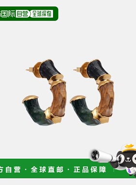 1h可退 香港直邮ZIMMERMANN 女士 Wisp 镀金耳环 colorful花色 舒