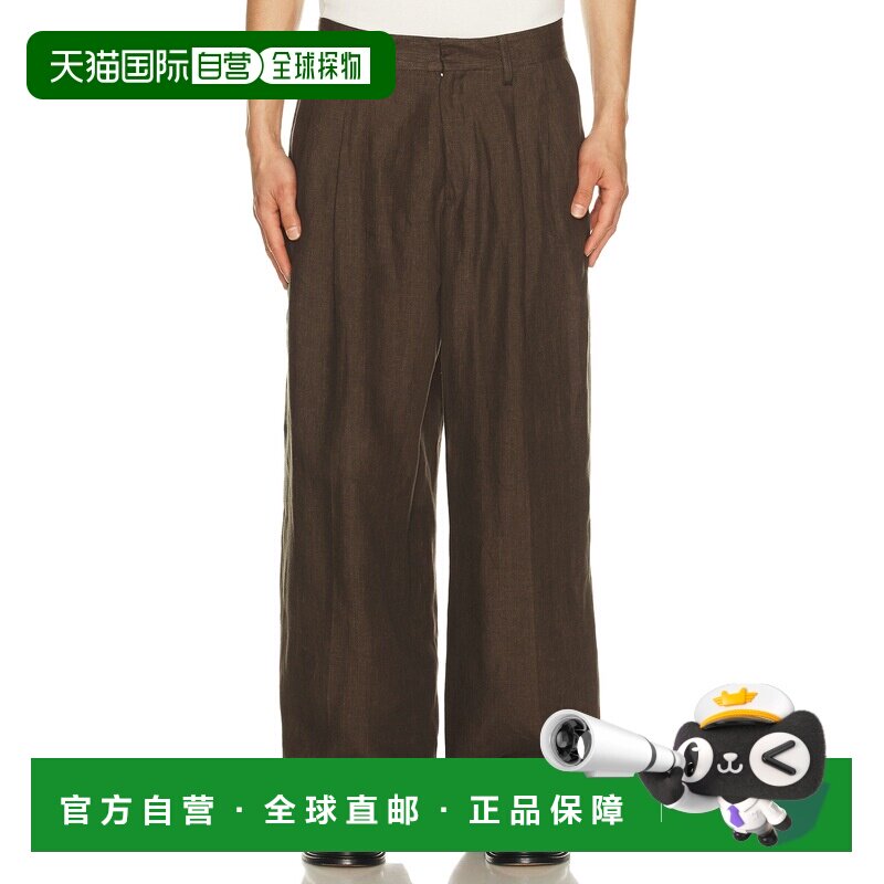 美国直邮Erl 男士 Suit Trousers 男女通款褶裥梭织上衣 ERL12P01
