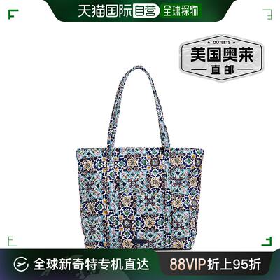 Vera Bradley 棉质 Vera 手提包 - 里斯本徽章酷 【美国奥莱】直